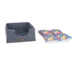 Amiplay guļvieta-būda Cube Quick Grey, 38x38x36 cm cena un informācija | Suņu gultas, spilveni, būdas | 220.lv