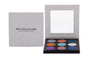 Палитра теней для век Makeup Revolution London Pressed Glitter 13,5 г, Illusion цена и информация | Тушь, средства для роста ресниц, тени для век, карандаши для глаз | 220.lv