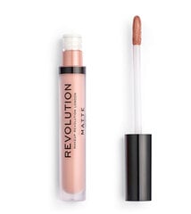 Šķidra lūpu krāsa Makeup Revolution London Matte 3 ml, 101 Piece Of Cake cena un informācija | Lūpu krāsas, balzāmi, spīdumi, vazelīns | 220.lv