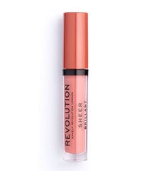 Lūpu spīdums Makeup Revolution London Gloss Sheer 3 ml, 107 RBF cena un informācija | Lūpu krāsas, balzāmi, spīdumi, vazelīns | 220.lv