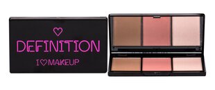 Палитра контурирования Makeup Revolution London I Heart Makeup Definition 11 г, Medium цена и информация | Пудры, базы под макияж | 220.lv