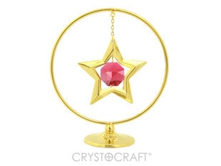 Сувенир "Звезда" в круге, с кристаллами SWAROVSKI цена и информация | Детали интерьера | 220.lv