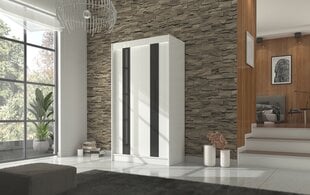 Skapis Adrk Furniture Karen 120 cm, balts cena un informācija | Skapji | 220.lv