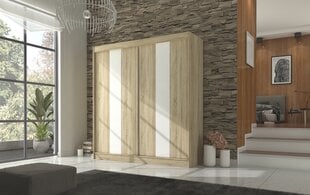 Skapis Adrk Furniture Karen 200 cm, ozola krāsas cena un informācija | Skapji | 220.lv