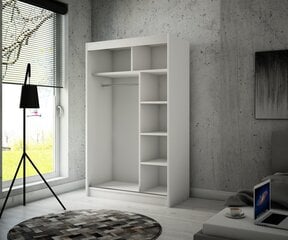Шкаф ADRK Furniture Karen 120, цвета дуба/черный цена и информация | Шкафы | 220.lv