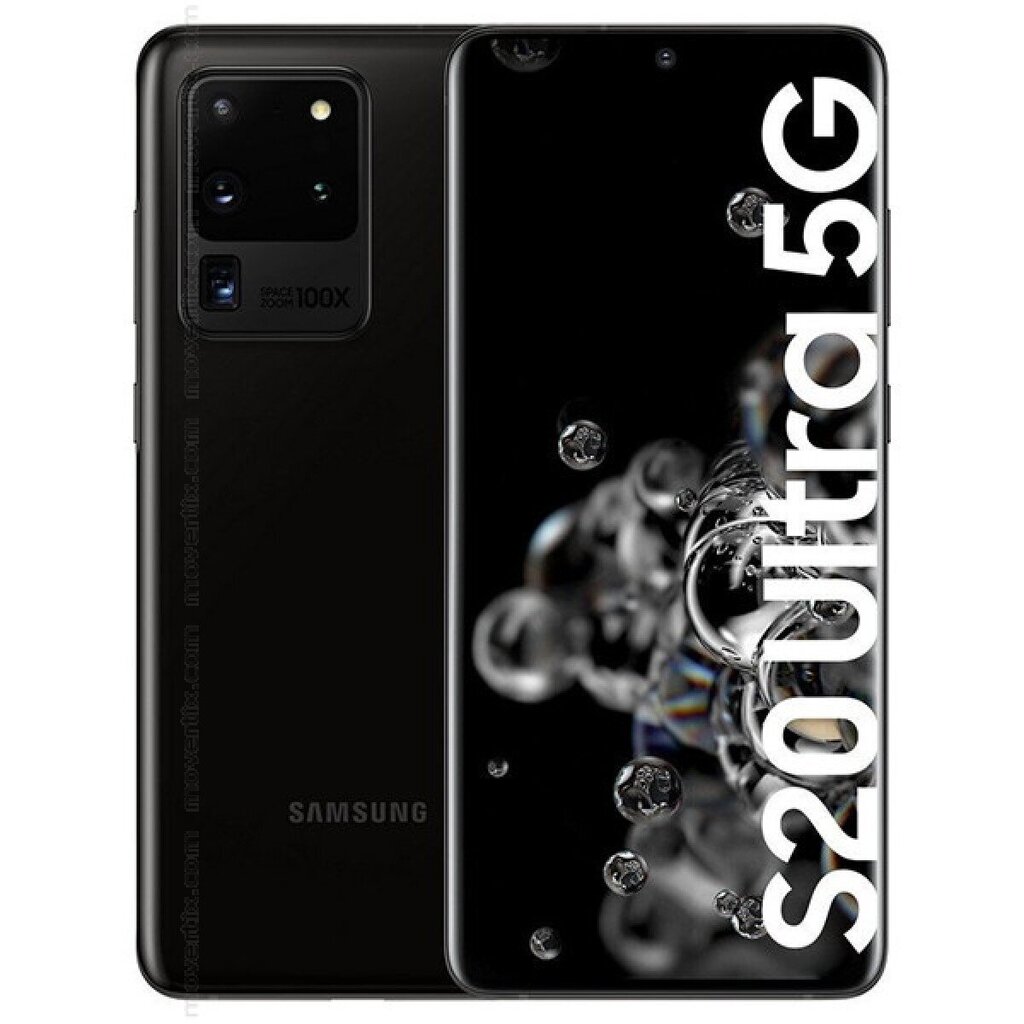 Samsung Galaxy S20 Ultra, 128 GB, Cosmic Black cena un informācija | Mobilie telefoni | 220.lv