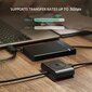 Ugreen USB 3.2 Gen 1 HUB 4x USB with USB Type C port 1m black (CR113 40850) cena un informācija | Adapteri un USB centrmezgli | 220.lv