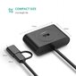 Ugreen USB 3.2 Gen 1 HUB 4x USB with USB Type C port 1m black (CR113 40850) цена и информация | Adapteri un USB centrmezgli | 220.lv