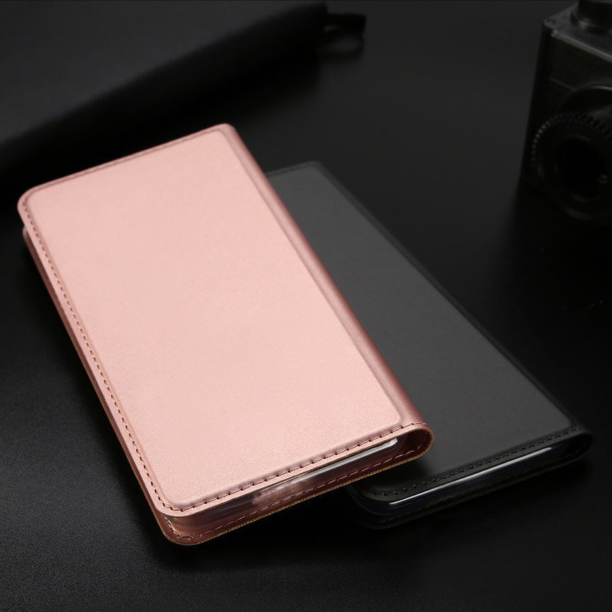 Dux Ducis Premium sērijas Skin Pro Magnētiskās fiksācijas sāniski atverams maks priekš Apple iPhone 11 Pro (5.8") Melns cena un informācija | Telefonu vāciņi, maciņi | 220.lv