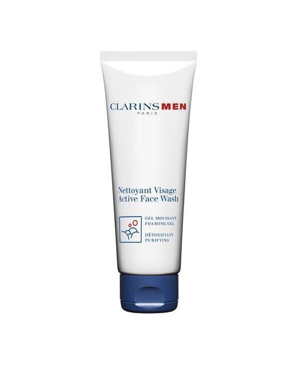 Sejas attīrošas putas vīriešiem Clarins Men Face Wash Foam Gel 125 ml cena un informācija | Sejas ādas kopšana | 220.lv