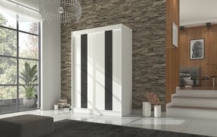 Шкаф Adrk Furniture Karen 150 см, белый цена и информация | Шкафы | 220.lv