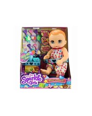 Говорящая кукла Sparkle Girlz Sweethearts с набором для кормления, на латышском языке цена и информация | Игрушки для малышей | 220.lv