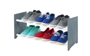 Полка для обуви RBS265, серая / белая цена и информация | Полки для обуви, банкетки | 220.lv