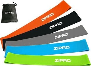 Pretestības gumiju komplekts Zipro S, 5 gab cena un informācija | Fitnesa gumijas, gredzeni | 220.lv