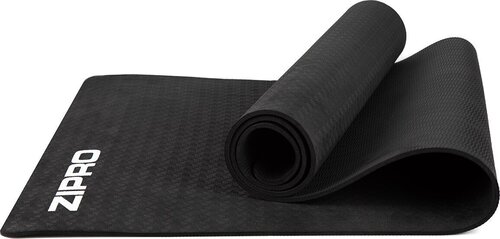 Коврик для йоги Zipro 183x61x0,6 см, черный цена и информация | Коврики для йоги, фитнеса | 220.lv