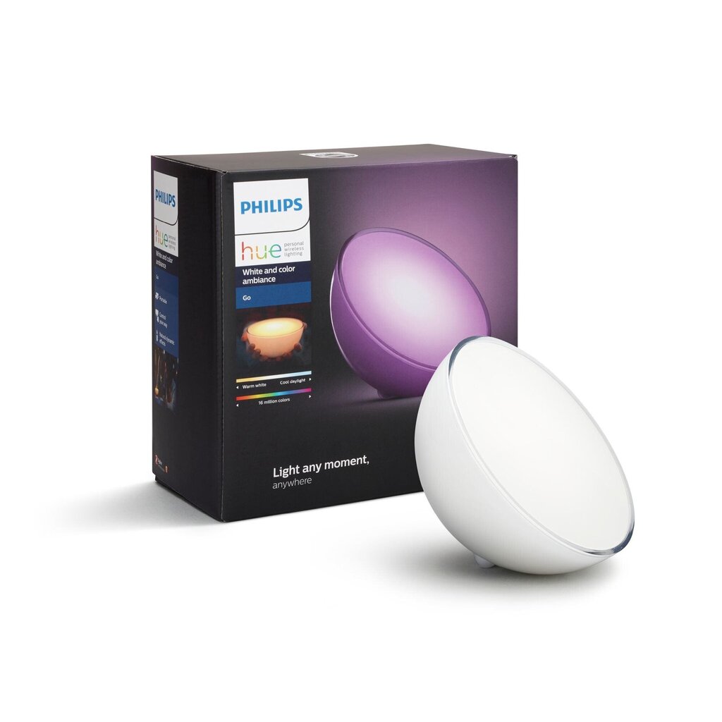 Philips Hue Go V2 LED gaismeklis cena un informācija | Galda lampas | 220.lv