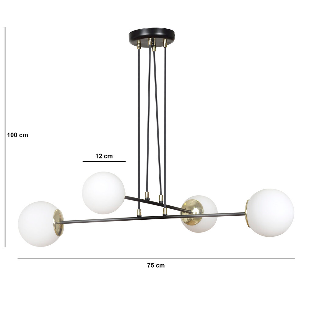 Emibig lampa Ognis 4 cena un informācija | Lustras | 220.lv