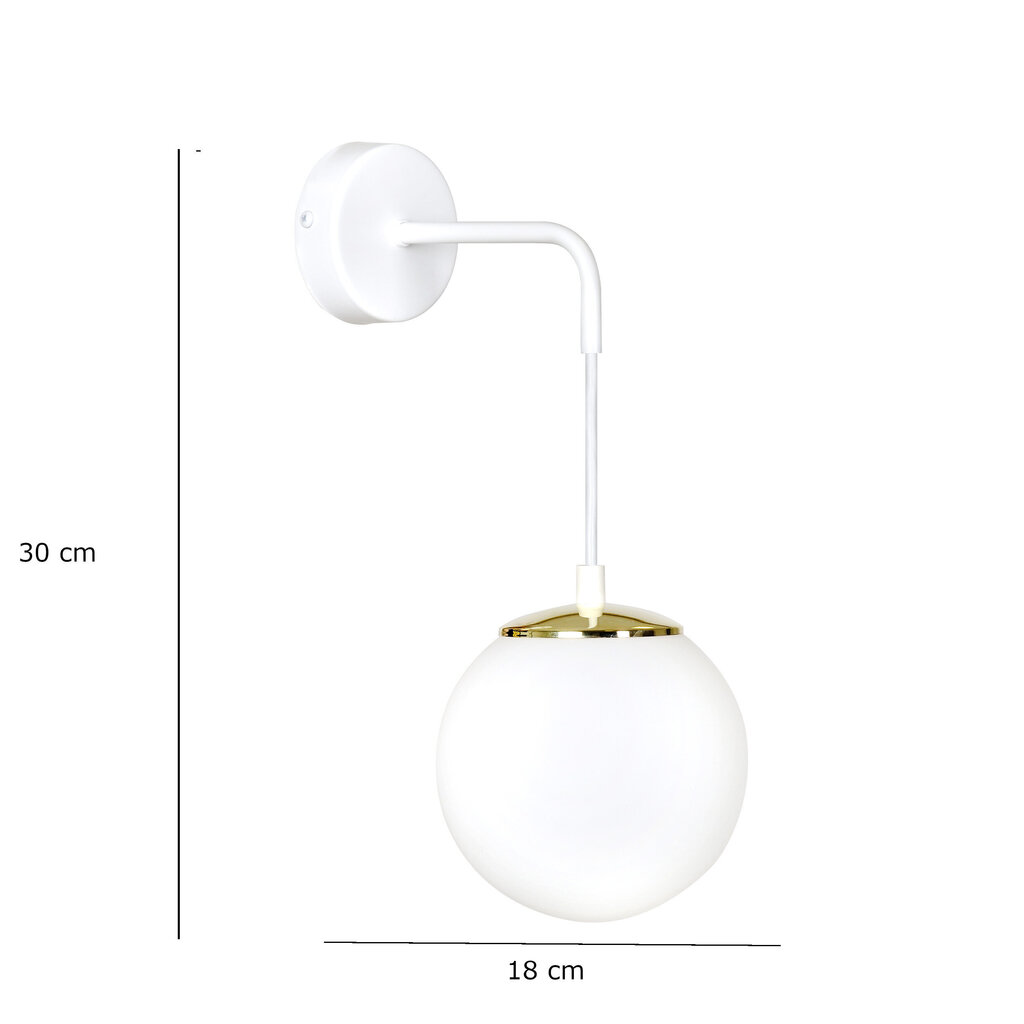 Emibig lampa Ognis K1 цена и информация | Sienas lampas | 220.lv