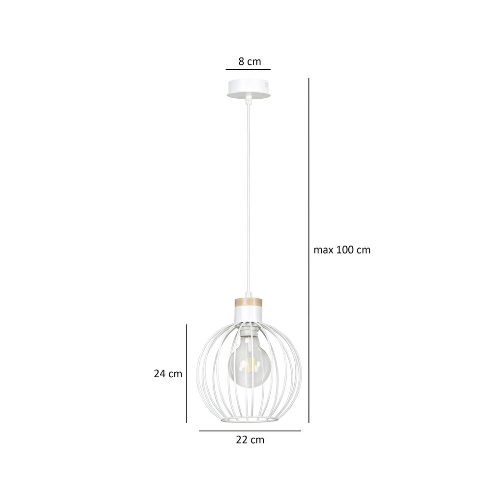 Emibig lampa Barbado 1 cena un informācija | Piekaramās lampas | 220.lv