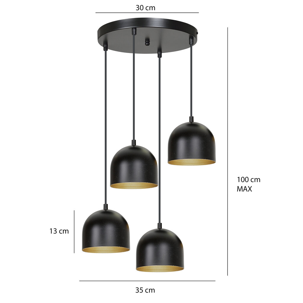 Emibig lampa Aero 4 cena un informācija | Piekaramās lampas | 220.lv