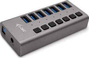 USB Centrmezgls i-Tec U3CHARGEHUB7 cena un informācija | Adapteri un USB centrmezgli | 220.lv