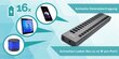 USB Centrmezgls i-Tec U3CHARGEHUB16 cena un informācija | Adapteri un USB centrmezgli | 220.lv