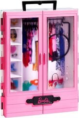 Lelles Barbie pārnēsājams skapis Mattel, GBK11 цена и информация | Игрушки для девочек | 220.lv