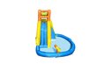 Piepūšamais rotaļu laukums Bestway Mount Splashmore Mega Water Park, 435x286x267 cm цена и информация | Baseini | 220.lv