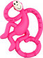 Zobu riņķis Matchstick Mini Monkey, Pink, 3 mēn+ cena un informācija | Zobu riņķi | 220.lv