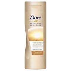 Pakāpenisks pašiedeguma ķermeņa losjons Dove Visible Glow Fair 250 ml, Fair To Medium цена и информация | Кремы, лосьоны для тела | 220.lv