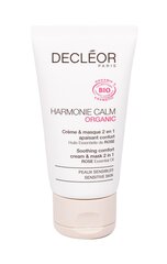 Успокаивающий крем-маска для лица Decleor Organic Harmonie Calm Sooth 2-in-1 50 мл цена и информация | Наносите на чистую кожу лица. Подержите около 10-15 минут и смойте водой. | 220.lv