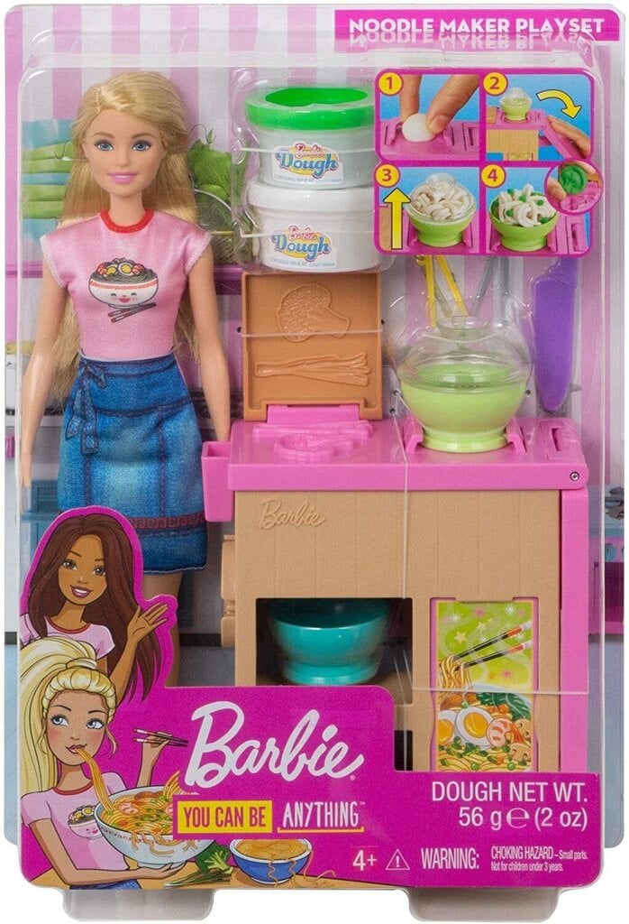 Lelles Barbie komplekts Makaronu bārs GHK43 цена и информация | Rotaļlietas meitenēm | 220.lv