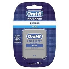Зубная нить Oral-B Pro-Expert Premium Floss Cool Mint 40 м цена и информация | Зубные щетки, пасты | 220.lv