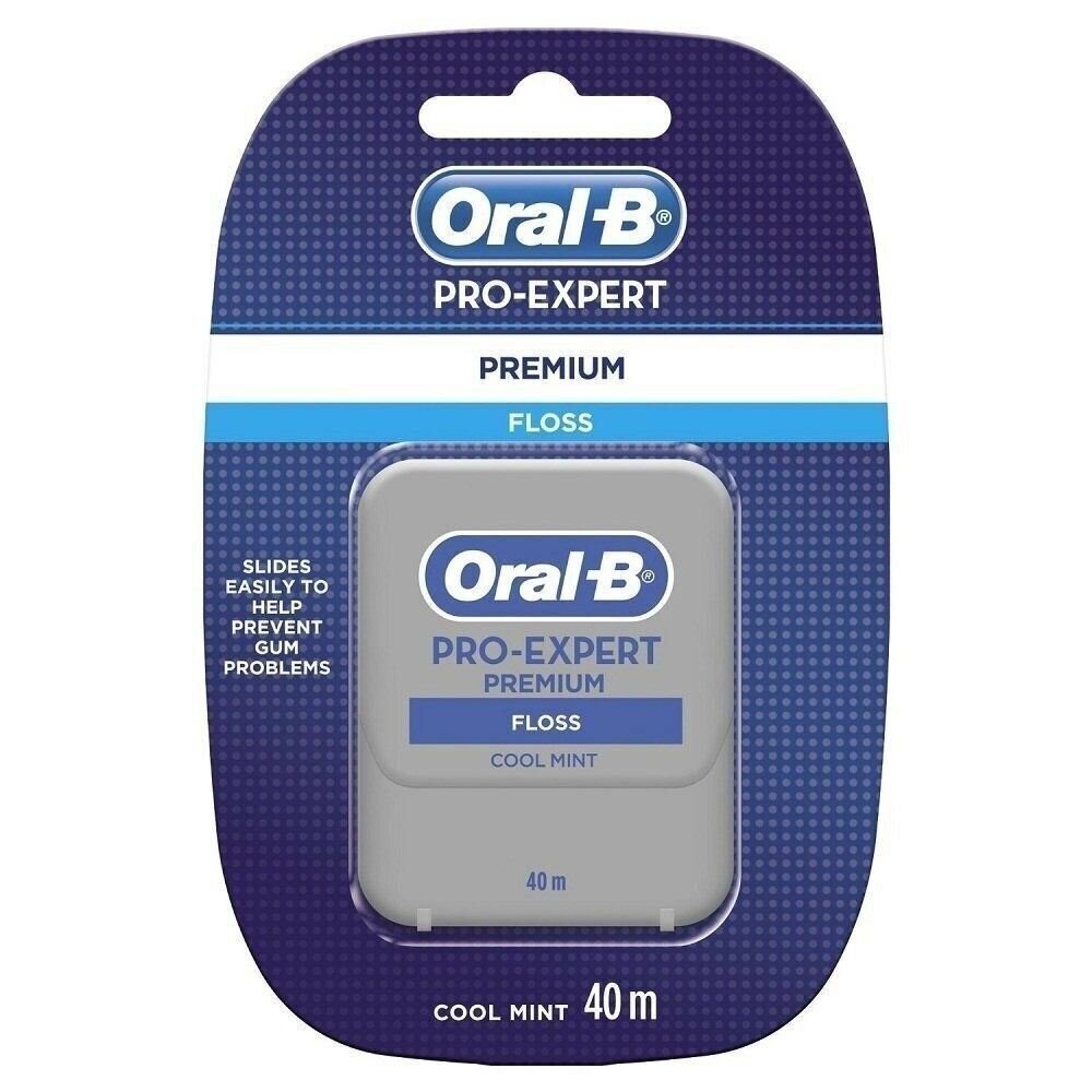 Zobu diegs Oral-B Pro-Expert Premium Floss Cool Mint 40 m cena un informācija | Zobu pastas, birstes | 220.lv