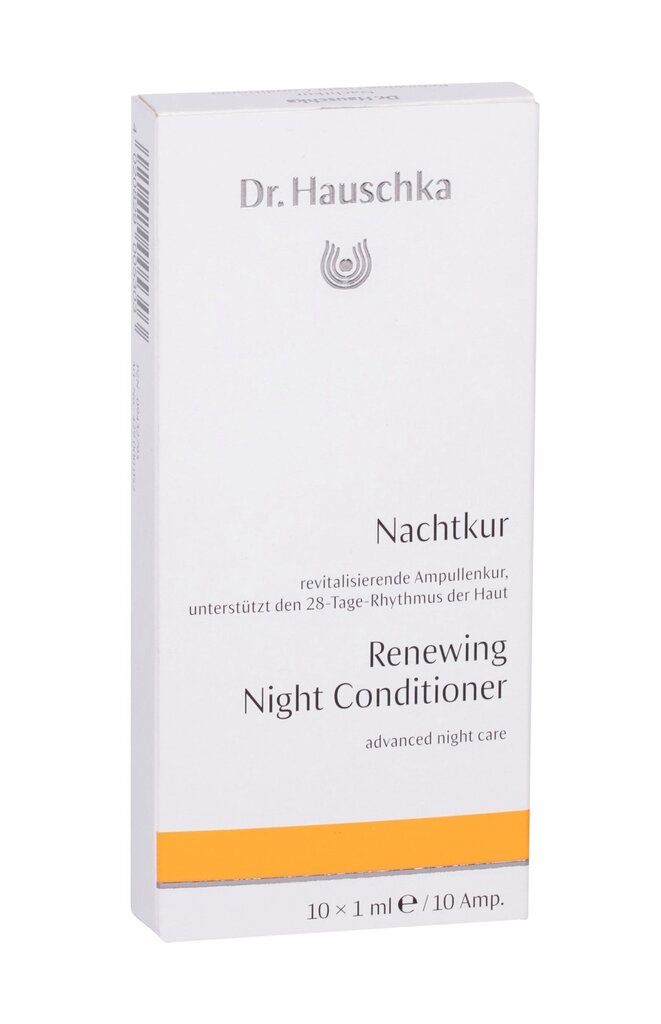 Atjaunojošs nakts sejas ādas kondicionieris Dr. Hauschka Renewing Night 10 x 1 ml цена и информация | Serumi sejai, eļļas | 220.lv