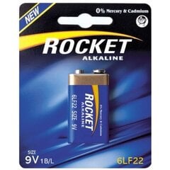 Rocket 6LR22-1BB (9V) Blister Pack 1pcs cena un informācija | Baterijas | 220.lv