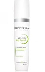 Ādas izlīdzinošs koncentrāts taukainai un kombinētai ādai Bioderma Sébium Night Peel 40 ml цена и информация | Кремы для лица | 220.lv