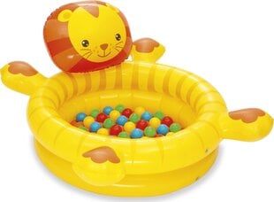 Надувной бассейн Bestway Cuddly Cub Ball Pit, 111x98x61 см, с шариками цена и информация | Бассейны | 220.lv