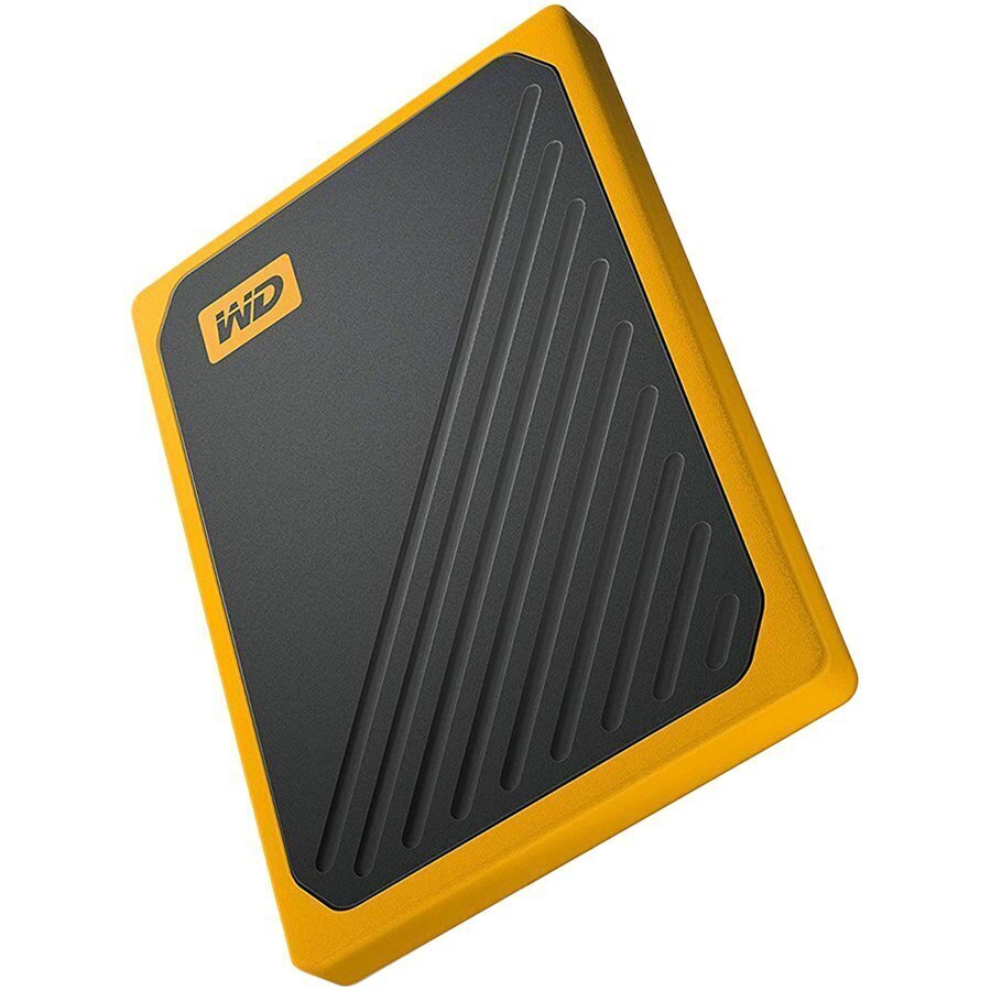 Sandisk SSD My Passport Go, 500 GB, Melns/Oranžs cena un informācija | Ārējie cietie diski | 220.lv