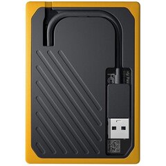 WD SSD My Passport Go, 500 ГБ, Черный / Оранжевый цена и информация | Жёсткие диски | 220.lv