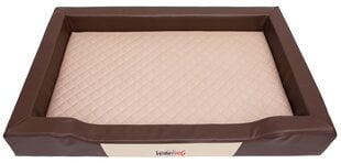 Hobbydog лежак Deluxe XXL, коричневый / бежевый, 120x80 см цена и информация | Лежаки, домики | 220.lv