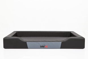 Hobbydog лежак Deluxe L, черный / серый, 75x50 см цена и информация | Лежаки, домики | 220.lv