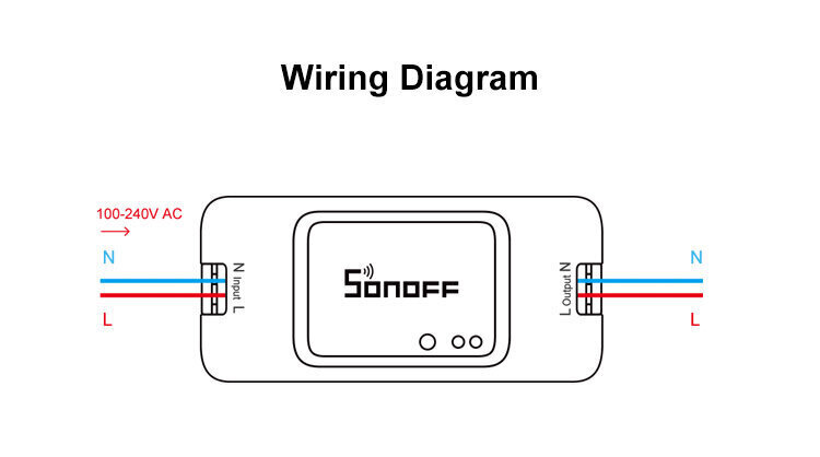 Viedais slēdzis Sonoff BASICZBR3, 2200W, 230VAC, vadāms programmā, Wi-Fi, ZigBee, iespējama balss vadība, DIY režīms цена и информация | Drošības sistēmas, kontrolieri | 220.lv