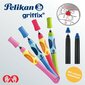Pildspalva Pelikan Griffix T2 kreiļiem, zila, 00955179 цена и информация | Rakstāmpiederumi | 220.lv