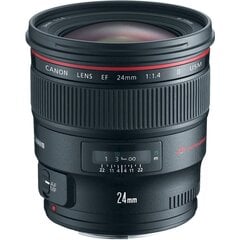 Canon EF 24mm f/1.4L II USM cena un informācija | Objektīvi | 220.lv