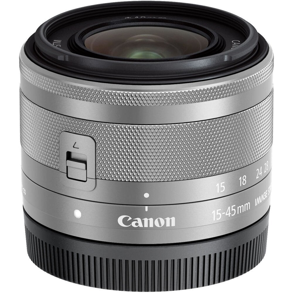 Canon EF-M 15-45mm f/3.5-6.3 IS STM, baltā kastē cena un informācija | Objektīvi | 220.lv