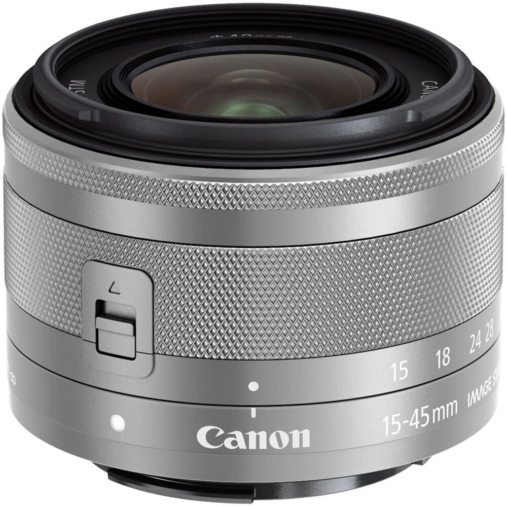 Canon EF-M 15-45mm f/3.5-6.3 IS STM, baltā kastē cena un informācija | Objektīvi | 220.lv