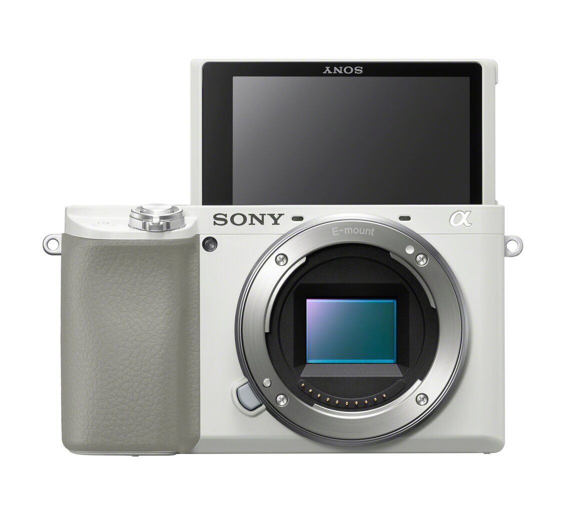Sony A6100(ILCE-6100), Balts цена и информация | Digitālās fotokameras | 220.lv