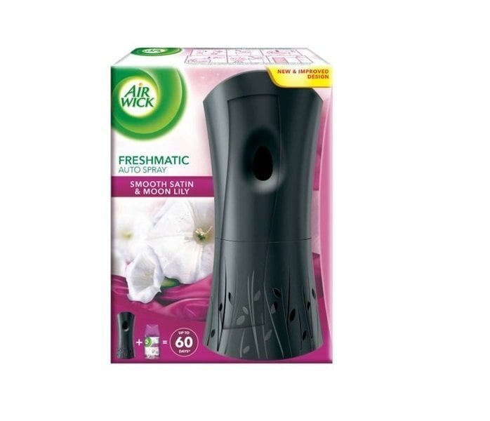 AirWick Freshmatic automātiskais gaisa atsvaidzinātājs ar uzpildi Smooth Satin & Moon Lily, 250 ml cena un informācija | Gaisa atsvaidzinātāji | 220.lv