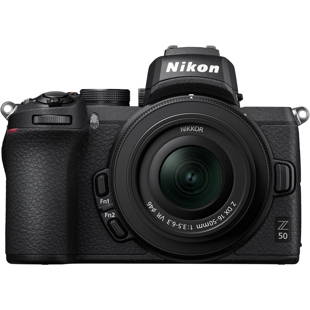 Nikon Z50 + NIKKOR Z DX 16-50mm f/3.5-6.3 VR + FTZ savienotāja adapteris cena un informācija | Digitālās fotokameras | 220.lv